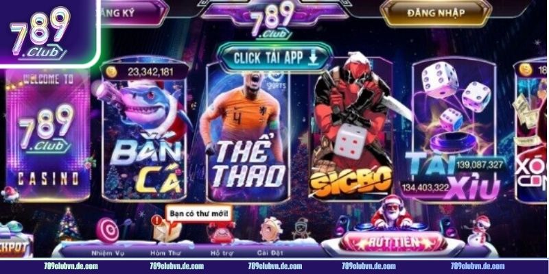 Danh mục game cực khủng, nhiều thể loại mới lạ chỉ có tại 789CLUB.